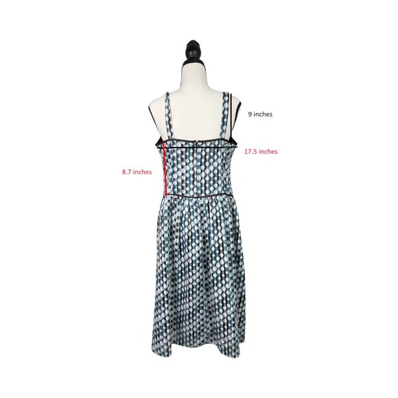 Size 8, Women, Signature By Robbie Bee Polka dot Midi Dress, Parisian - Picture 6 of 7